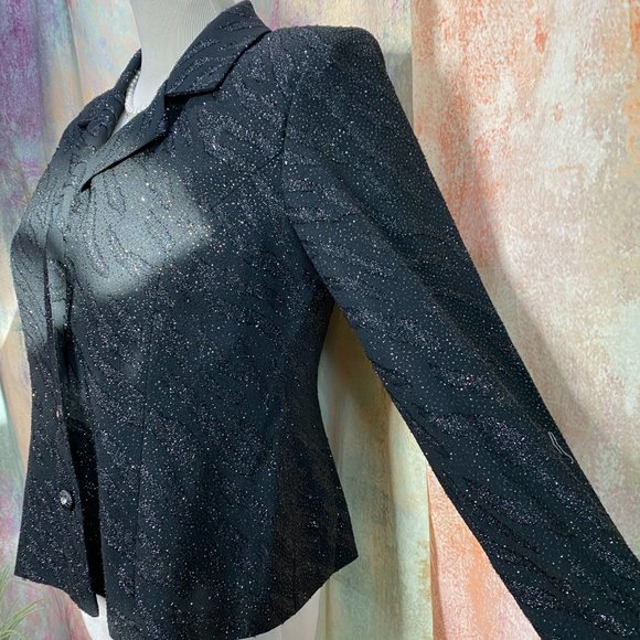 📌R&M Richards  Timeless Sparkle Fancy Formal Party Blazer - Picture 5 of 13